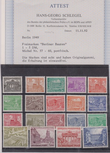 Berlin 60 postfrisch - 42-60,