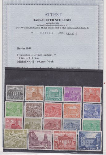 Berlin postfrisch - 42-60,