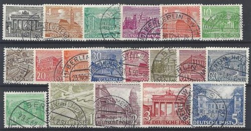 Berlin west 1949 gestempelt - 1949,